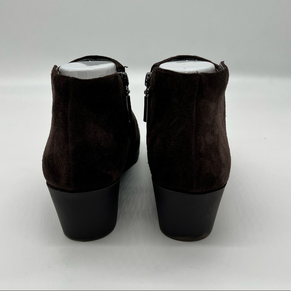 Calvin Klein Brown Suede Booties - Picture 2 of 10